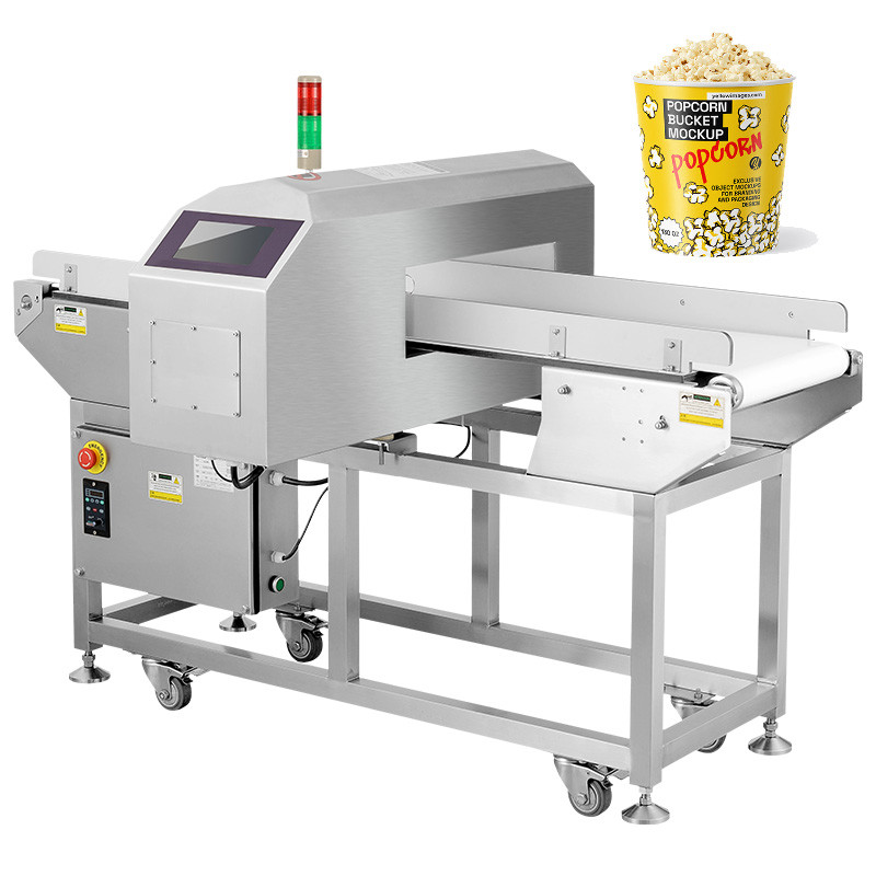 High Quality Conveyor Belt Food Grade Online Non-FE Chocolate Metal Detector Machine For Both Dry Food