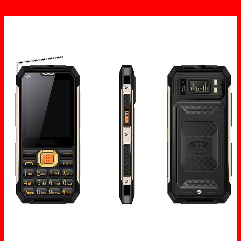 2.8inch Latest 2G GSM Feature Phone Best Analog TV Bar Cell Mobile Phone with Big Speaker Rugged Phone