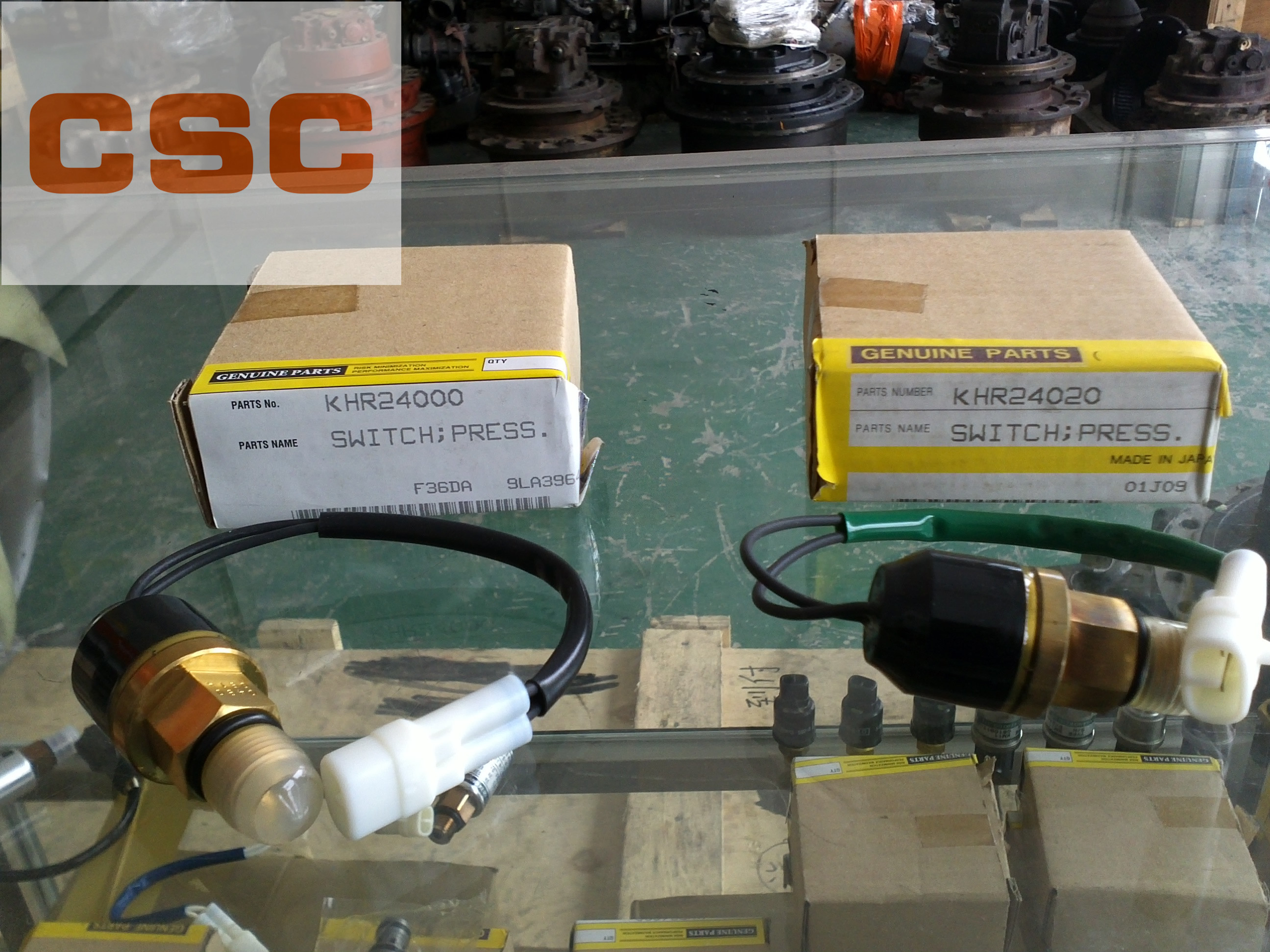 KHR10790 KHR24000 KHR1012 Excavator Press Switch 0.49MP SHSH200-3 SH210A3