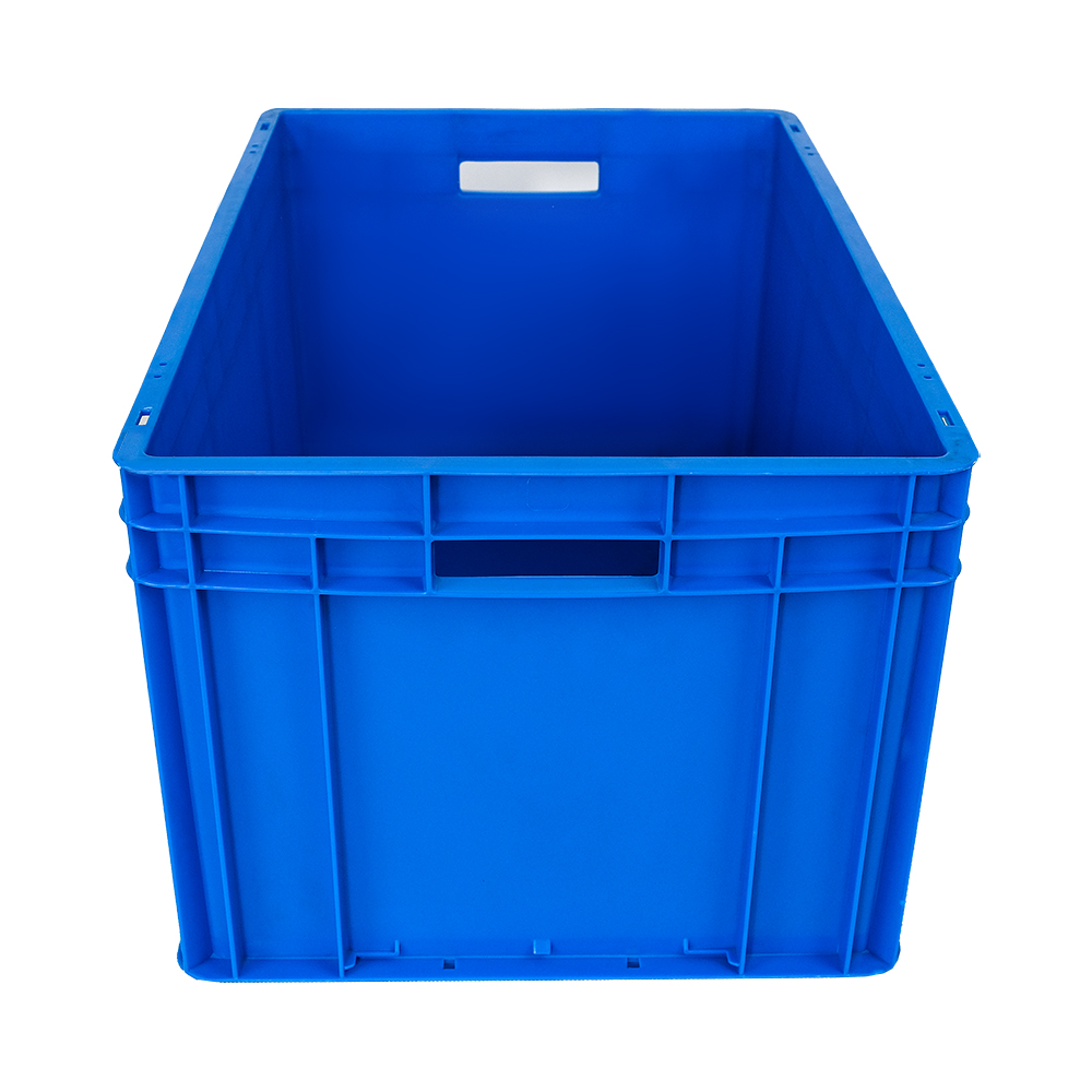 60L Plastic Crates Turnover Logistic Box with Lid Production Time 7-25 Days Foldable