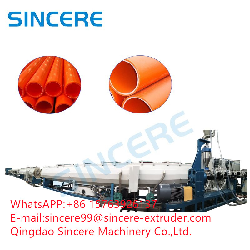 MPP PE PP Corrugated Plastic Pipe Production Extrusion Line Machine SJ180