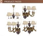 Antique brass crystal chandelier Lighting Fixtures (WH-PC-03)