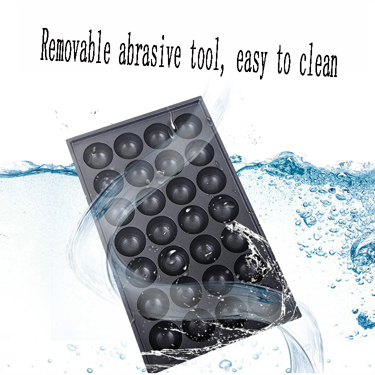 Three Plate Countertop Non-stick Fish Pellet Snack Equipment for Hotels and Restaurants