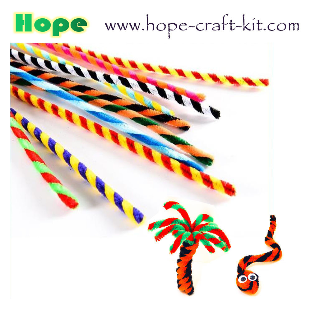 Spotted chenille stems Speckled pipe cleaners for children creative DIY craft kit material KIDS STEM INNOVATION