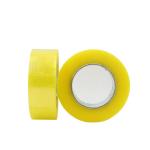48mm Width Transparent Yellow Bopp Packing Tape Carton Sealing Film Making Tape