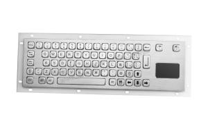 China Stainless Steel Industrial Keyboard With Touchpad / Rugged Keyboard wholesale