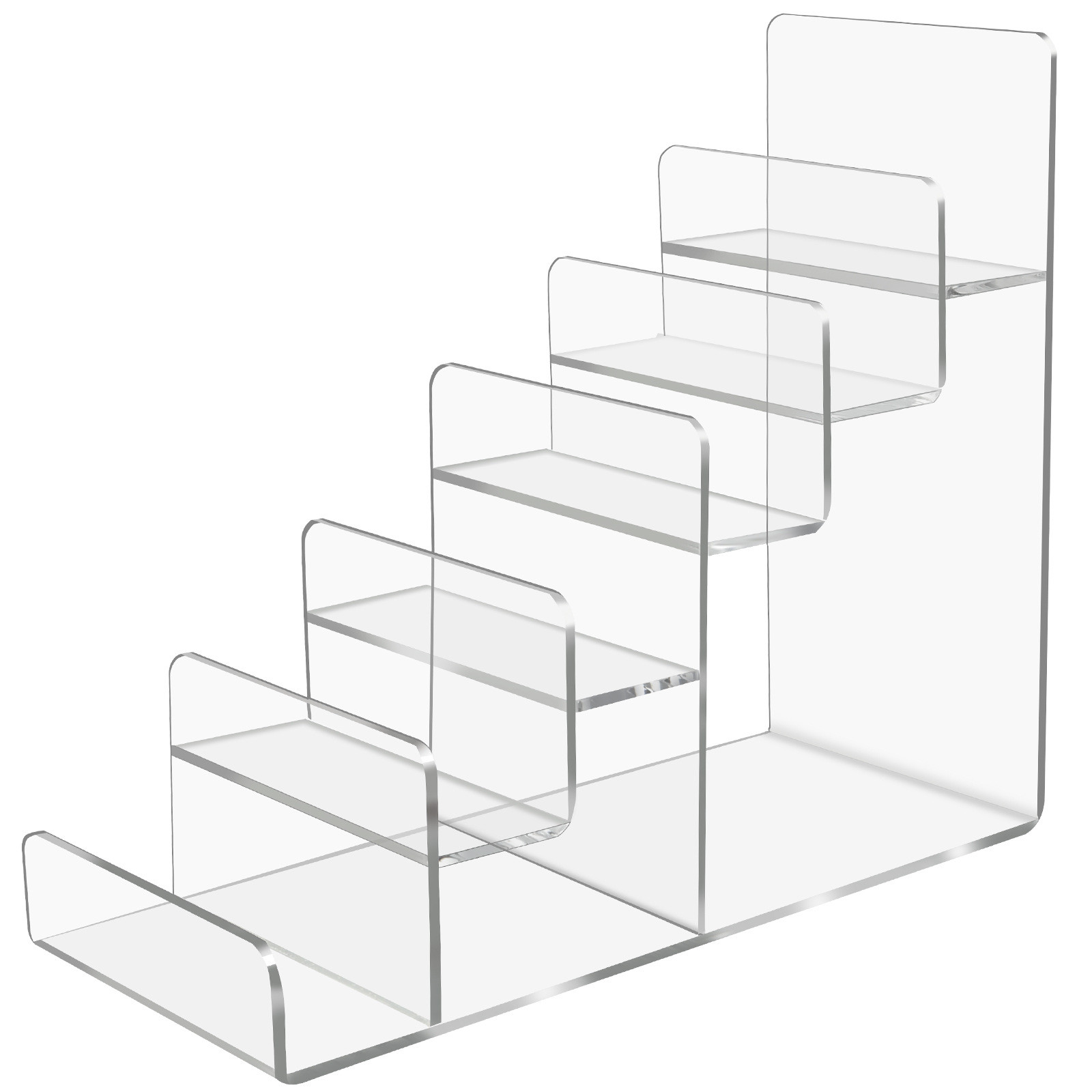 Countertop Multi Layer Acrylic Display Stands Plexiglass Display Box For Wallet Bag