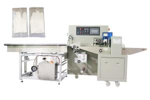 China Automatic Servo PE Film Wrapping Machine Gauze Medical Packing Machine wholesale