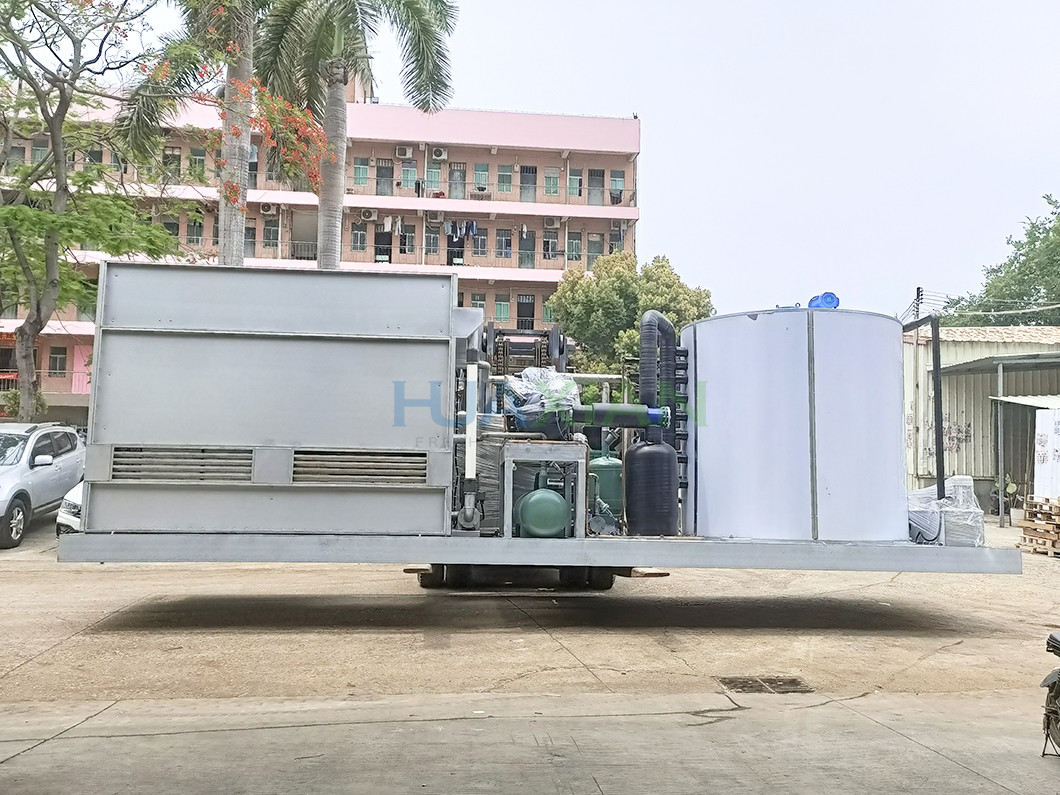 Easy Installation Integrated 30000kgs Large Flake Ice Machine