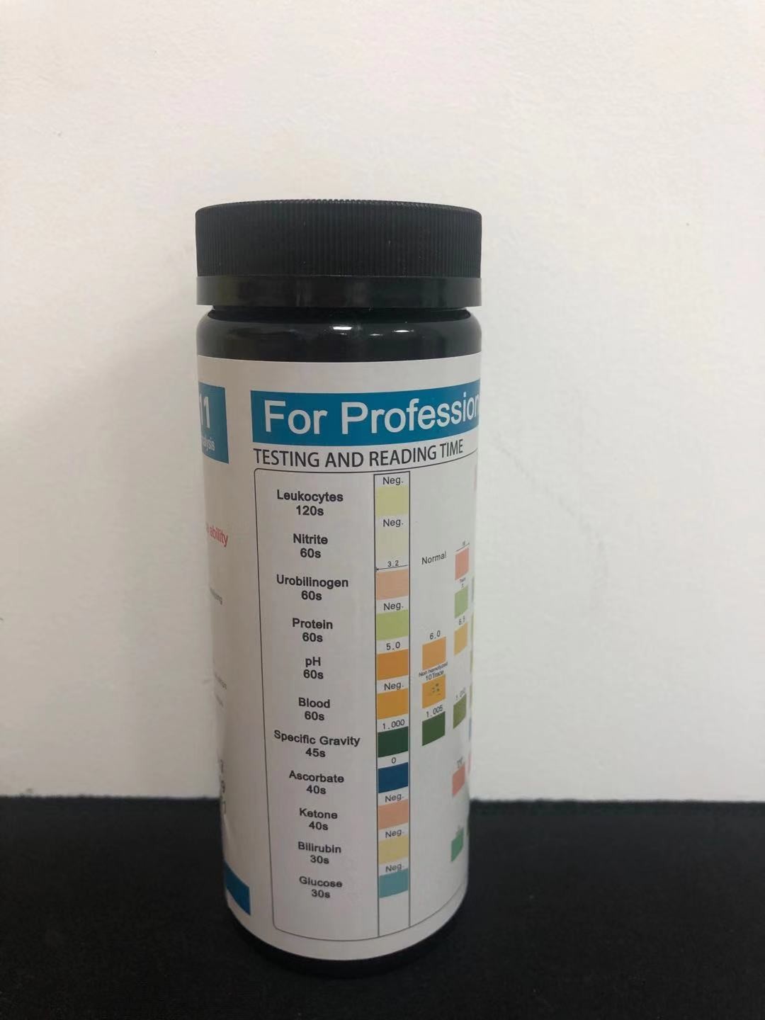 100T Urinalysis Test Strip ISO13485 Urine Infection Strips Dry Chemical Method