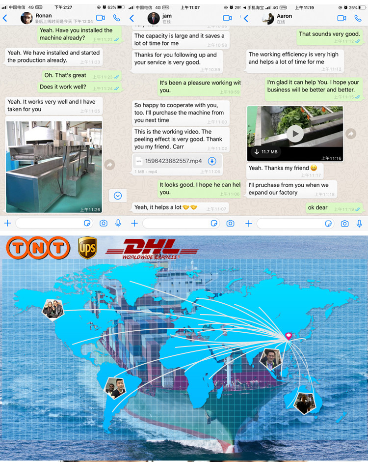 Industrial Food Vegetable blanching machines