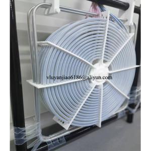 China PTFE Sheathed Heating Element , Chemical Bottom PTFE Frame Immersion Heater wholesale