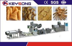 China Commercial Food Processing Equipment , Fried Bugles Snacks Manufacturing Machine wholesale