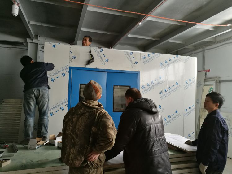 FFU Mobile Portable Modular Clean Room Door Window FS209E