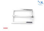 Professional Metal Belt Buckle Zinc Alloy Handbag Hardware With Plating