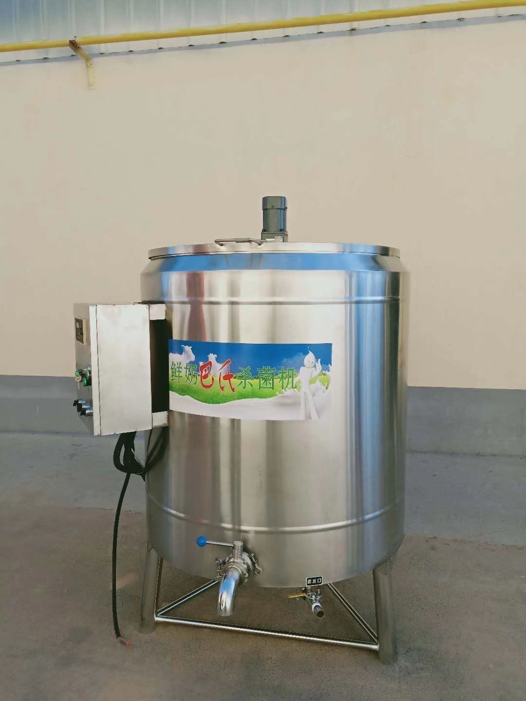 500L No Rust stainless steel pasteurizer Machine With Advanced Technology