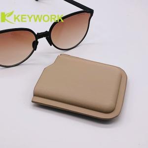 China Fashionable Ultra Thin Foldable Sunglasses Case Sunglasses Sleeve ECO PU Leather wholesale