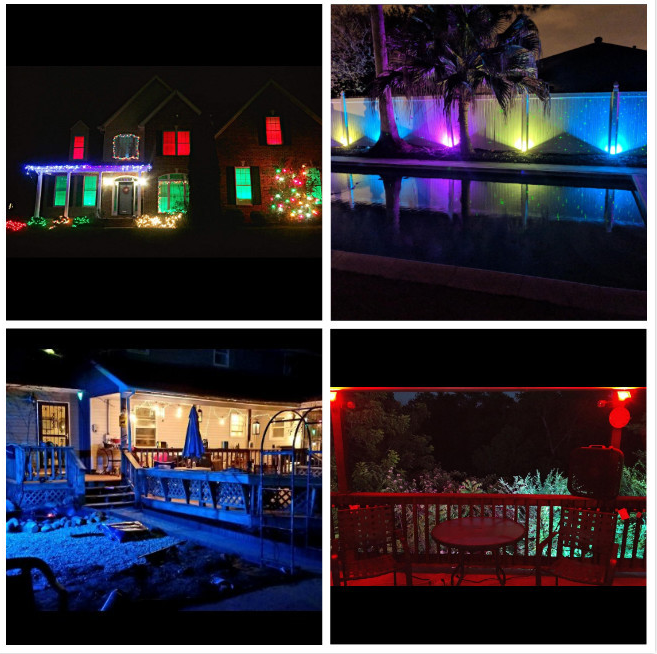 Durable Outdoor LED Flood Lights Waterproof , RGB 12v Outside Security Lights