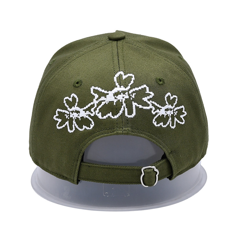 Hand Wash 5 Panel Baseball Cap Black Custom Color Flat Peak Curve Peak
