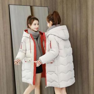 China                  Winter Puffer Jacket Ladies Warm Hooded Cotton-Padded Clothes Thick Padded Outwear Hooded Long Jackets and Coats for Women              wholesale