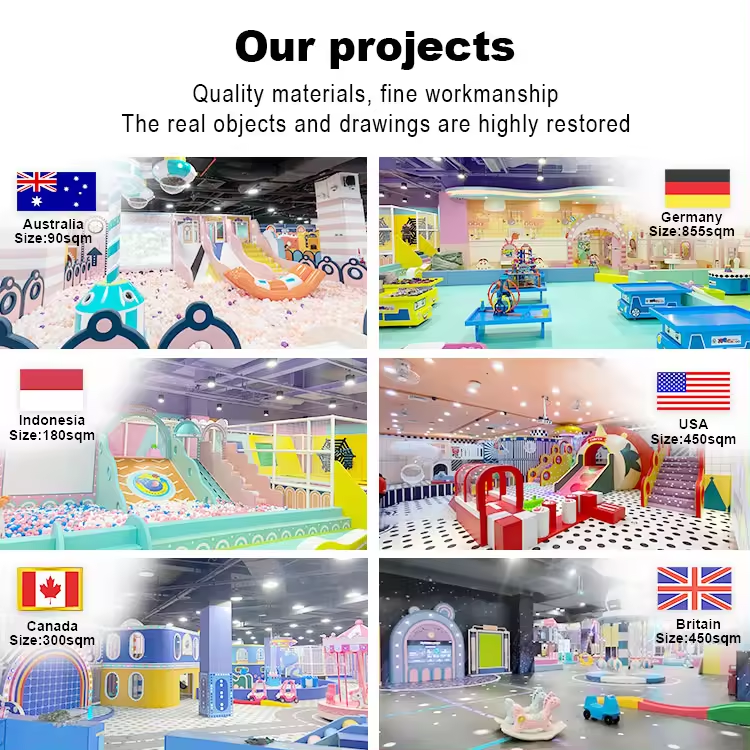 Kid Adult Modules Area Equipments for Customized Children Play Set Without Inflatable
