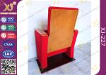 Red Fabric Auditorium Hall Theatre Seating Living Room Furniture