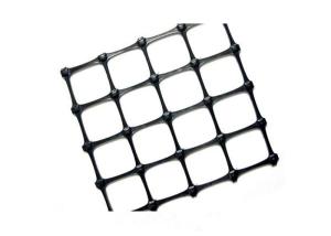 China Dam Slope Protection Polypropylene Geogrid Reinforcing Fabric 15 - 50KN / M wholesale