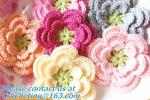 crochet flower necklace, crochet collar necklace, necklace, Crochet Flower