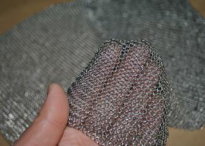 China 304L Stainless Steel Welded Rings Chainmail Mesh Fabric For Decoration And Protection wholesale