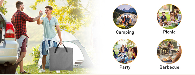 Outdoor Furniture Foldable Portable Table for Garden Camping Portable Storage Cabinet