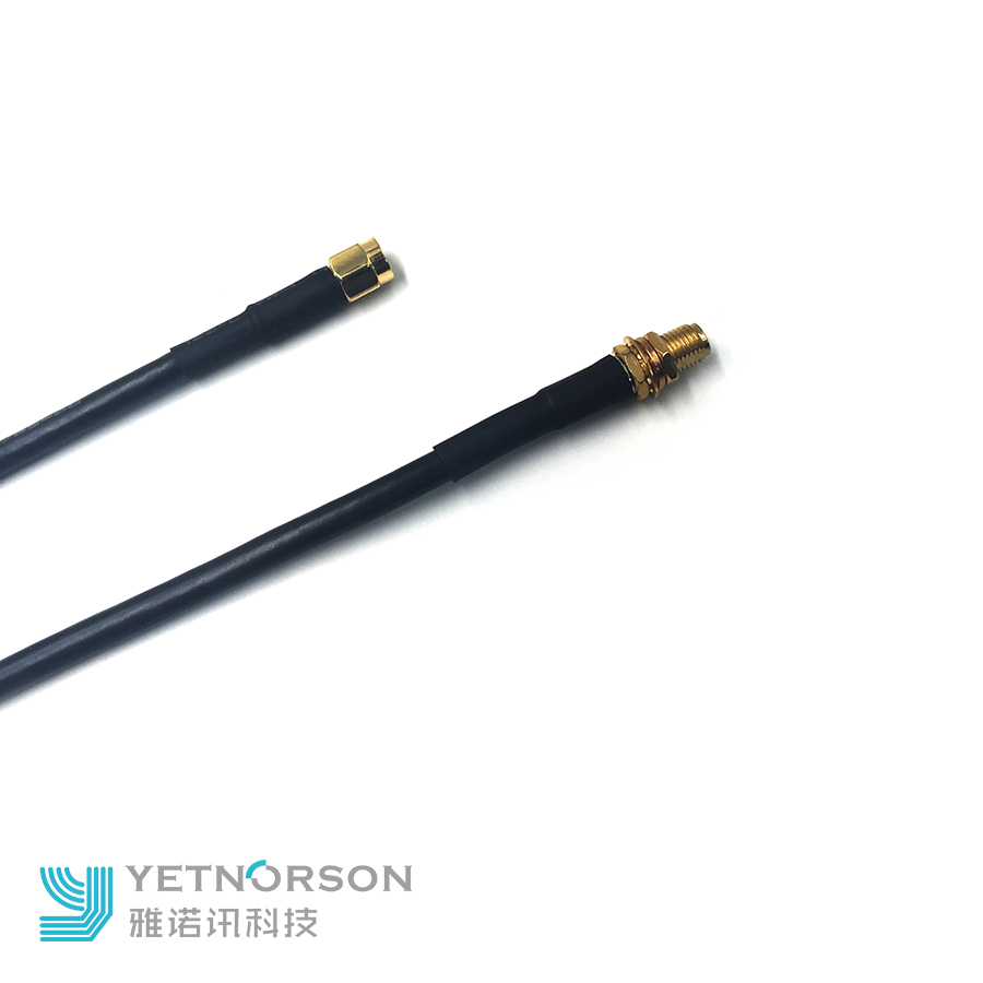 Customized Length Antenna Cable RF Coaxial RG58 LMR400 Coaxial Cable with 0.5dB Gain