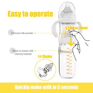 China Breastmilk Feeding Outdoor Formula Mixing Baby Bottle PPSU 240ml Medium Flow wholesale