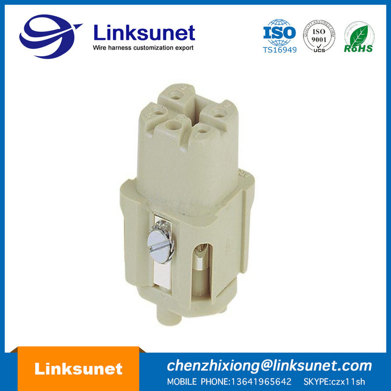 Two Modula Industrial Wire Harness Crimping Harting Industrial Connectors