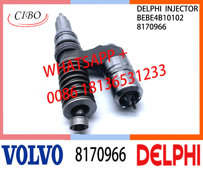 VOL 8170966 BEBE4B10102 Fuel engine Diesel Injector 8170966 BEBE4B10102 A1 for VOL D12 3124 US SPEC 340-425 HP