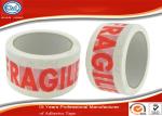 White Printed Packaging Tape / Adhesive White Caution Tape / Customized Tape