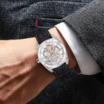 Mens Luxury Skeleton Automatic Mechanical Wrist Watches