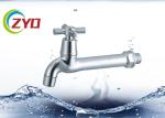 Mental / Plastic Bibcock Taps Chrome Plated Surface -20℃ - 120℃ Work Temperature