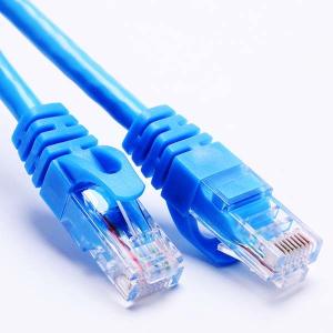 China Anti Jamming 100MB Round Network Jumper Cable CAT5E Aluminum Foil Braided wholesale