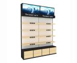 Professional Makeup Display Stands / Wall Mounted Cosmetic Display Showcase