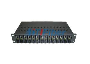 China 2U Fiber Optic Media Converter Rack for 19 inch Rack Mounted Structure wholesale
