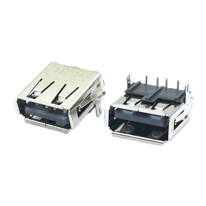 1.5AMP USB Receptacle Connector Micro USB Female Socket RVS 4Pins USB2.0 A