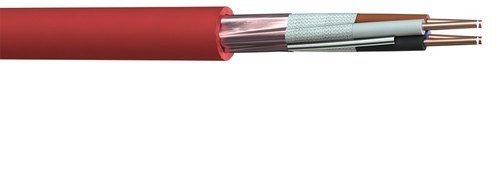 CE Antiwear Fire Rated Fire Alarm Cable , PVC Copper Smoke Alarm Wire