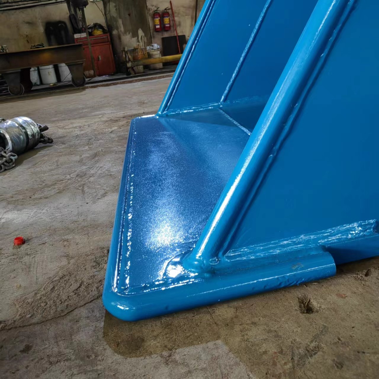 Blue Dumping Excavator Bucket For Hitachi ZAX330 25 Ton