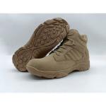 Mens Suede Work Boots Brown Lightweight Desert Hiking Boots Outdoor