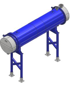 China 1000mm Diameter 90sq Shell Tube Condenser wholesale