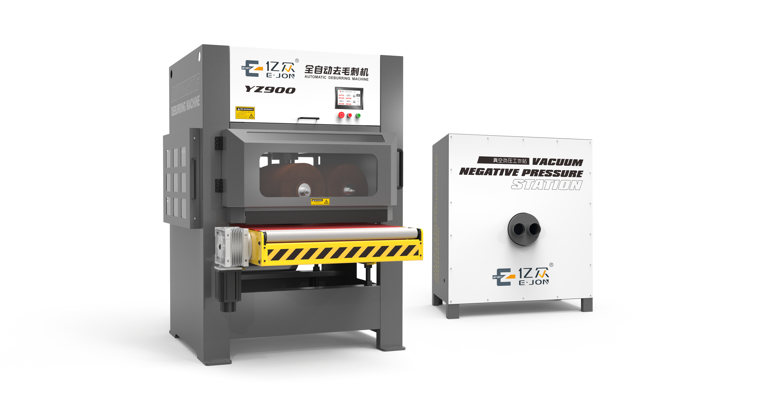 YZ900 Automatic Descaling Chamfering Roller Brush Deburring Edge Rounding Machine