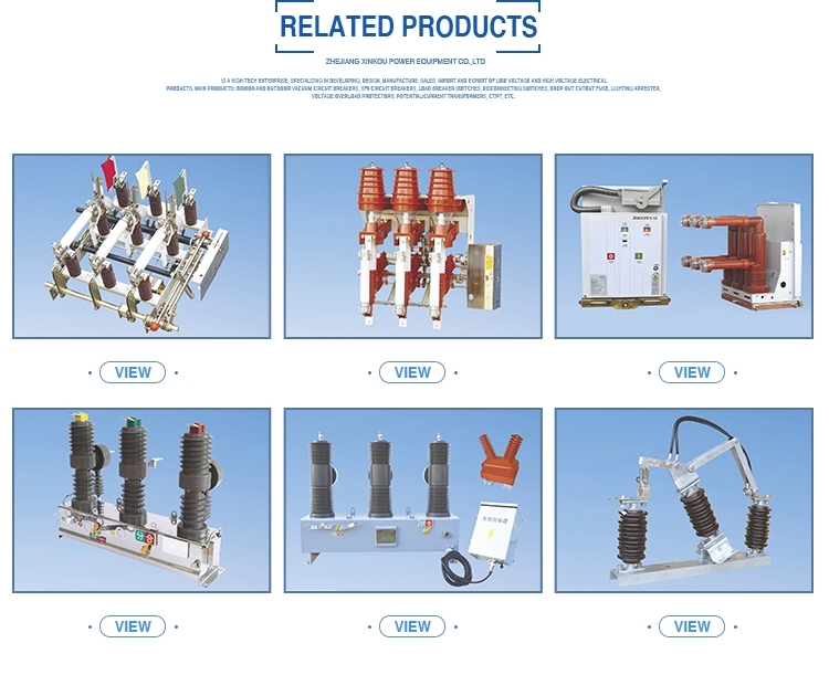 Expulsion Type Zinc Oxide Type Lightning Arrester 15KV High Discharge