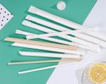 Food Grade Certified Eco Disposable 100% Biodegradable Kraft Paper Straws 12