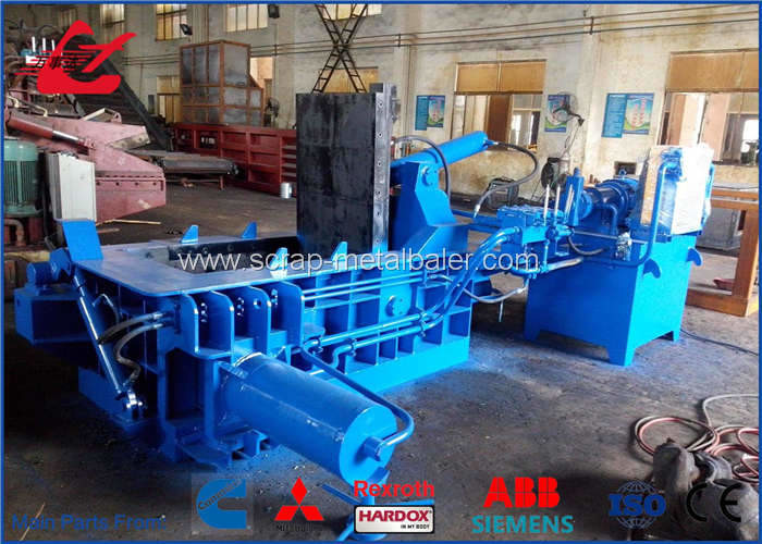 Automatic Baler Metal Press Machine , High Capacity Metal Scrap Baler Machine