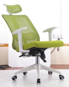 China Adjustable Back Fabric Executive Office Chairs , Green Ergonomic Task Chair wholesale